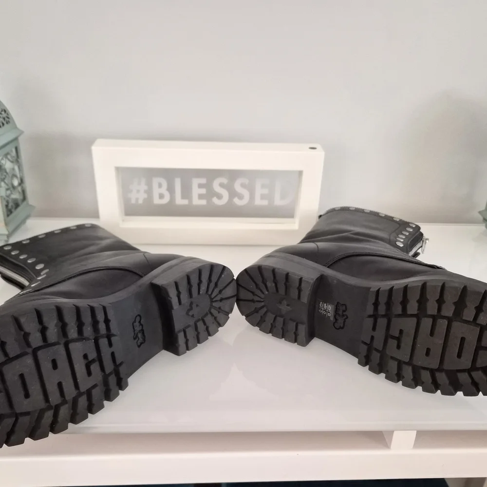 Coach Black Leather Women's Boots - Picture 3 of 6